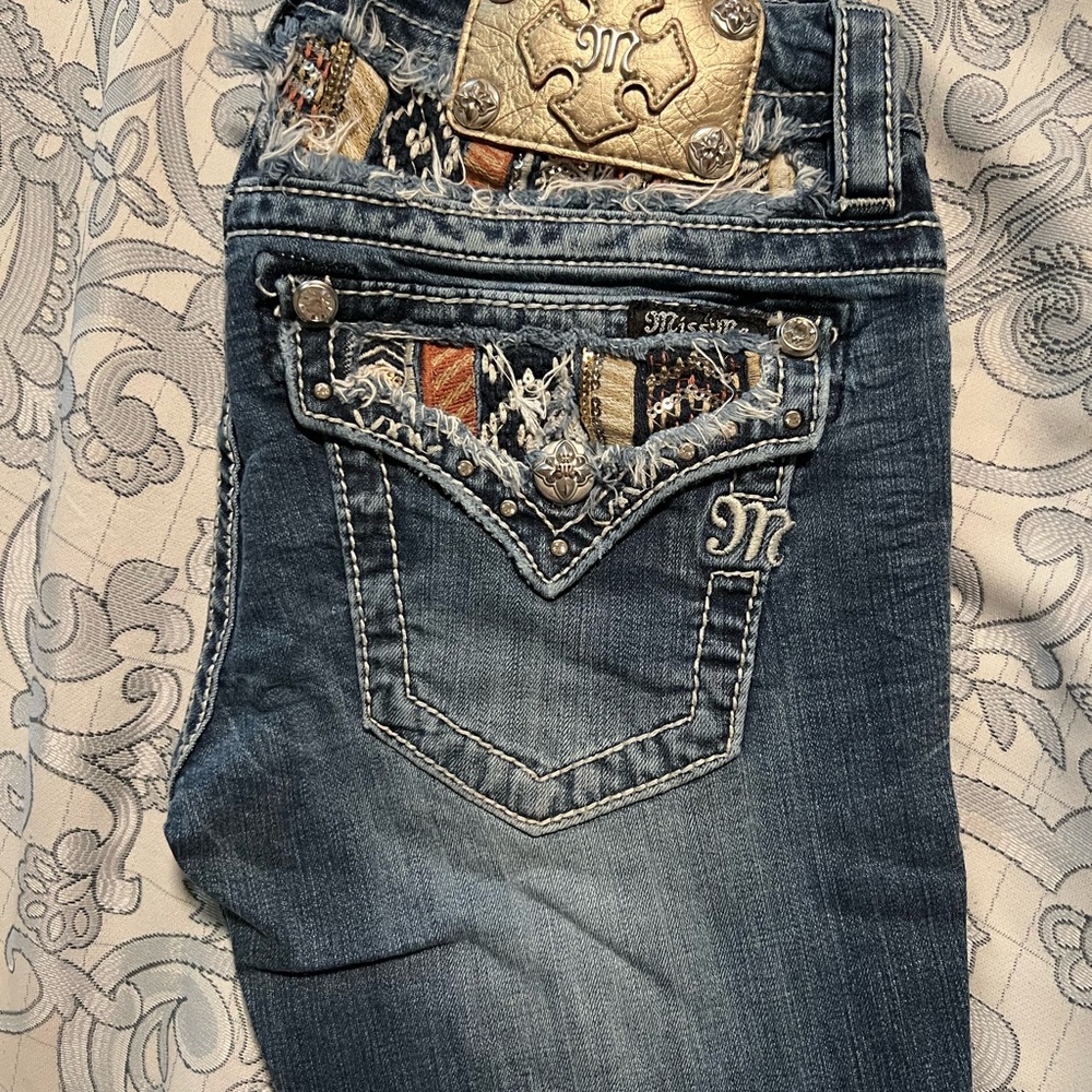 Miss Me Women's Jeans with Embellished Pockets